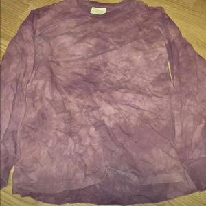Tie dye long sleeved shirt